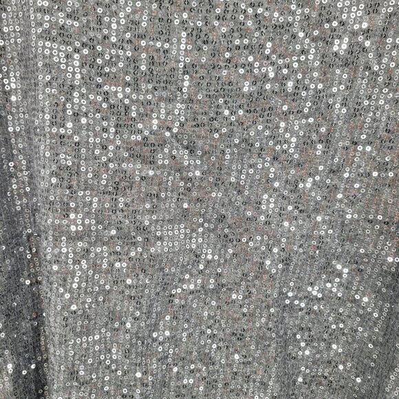 Lane Bryant Gray Sequin Scoop Neck Tank Top Plus Size 18/20 Party Night Out Glam - Picture 4 of 9